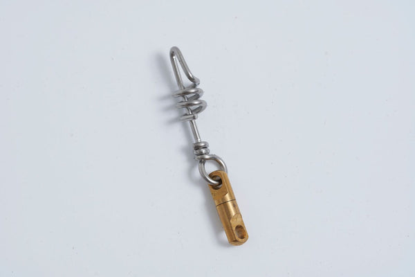 Fishing Rolling Swivel with Corkscrew Snap, Rolling Swivel