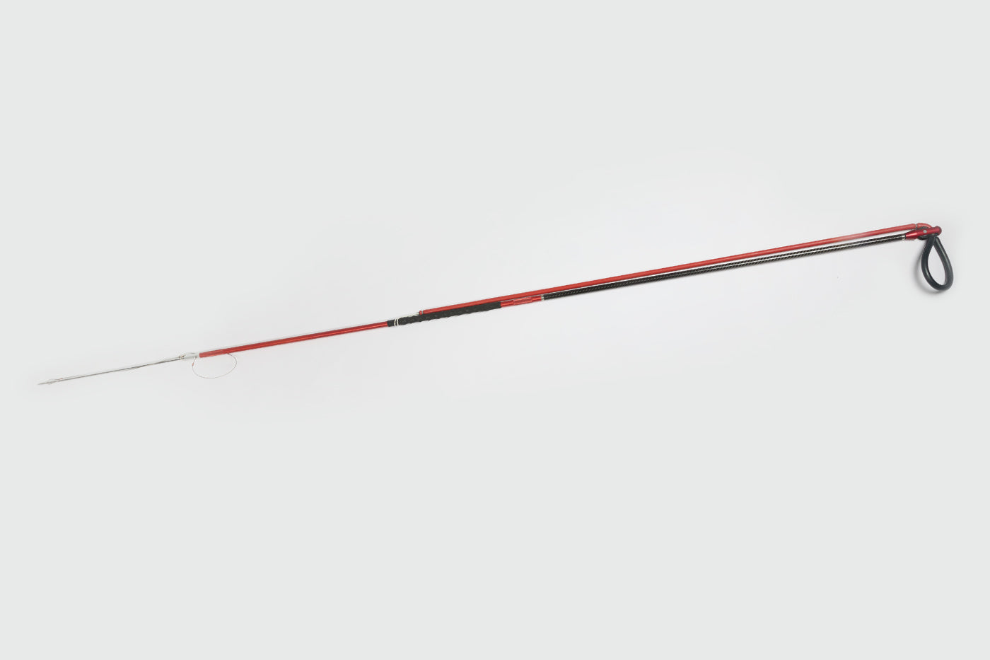 candy apple red fishing pole Red Tide Hybrid Carbon Aluminum Roller Polespear