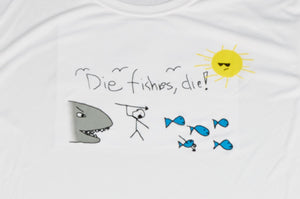 "Die Fishes Die" Long sleeve Dry-Fit shirt