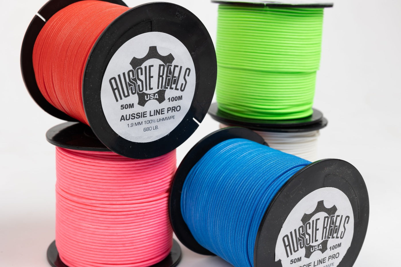 Aussie Reel Line 50 Meter Spool - Red Tide Spearfishing